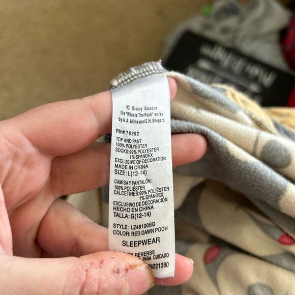 Winnie the Pooh Fleece Pajama Pants - Picture 2 of 2